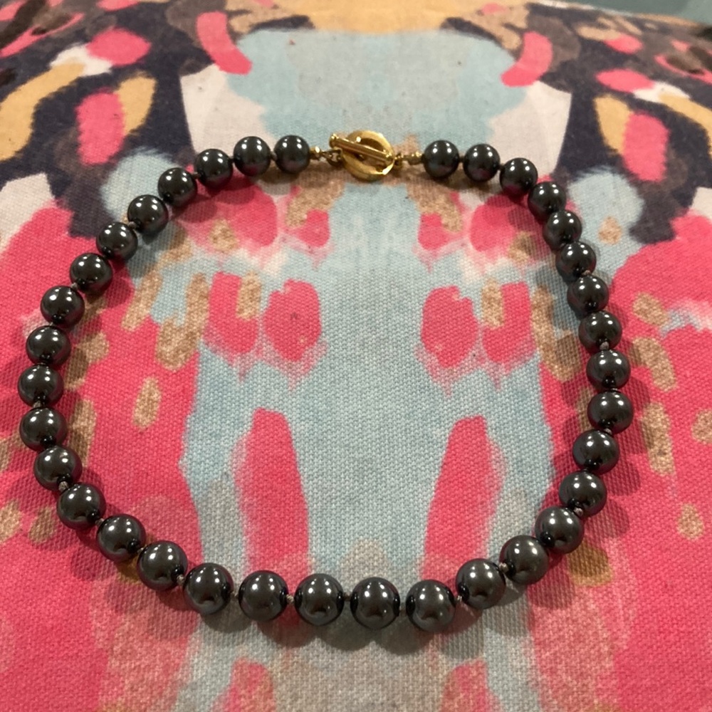 Gray Pearl Necklace